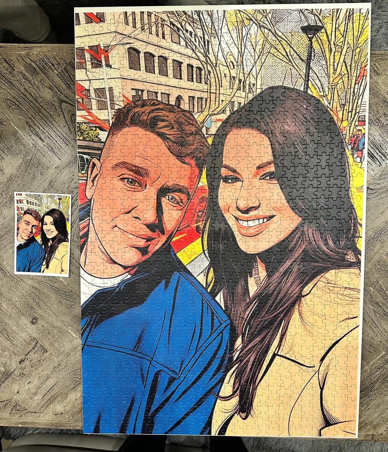 Customer photo review of Turn Your Favorite Photo Into a Custom Puzzle
