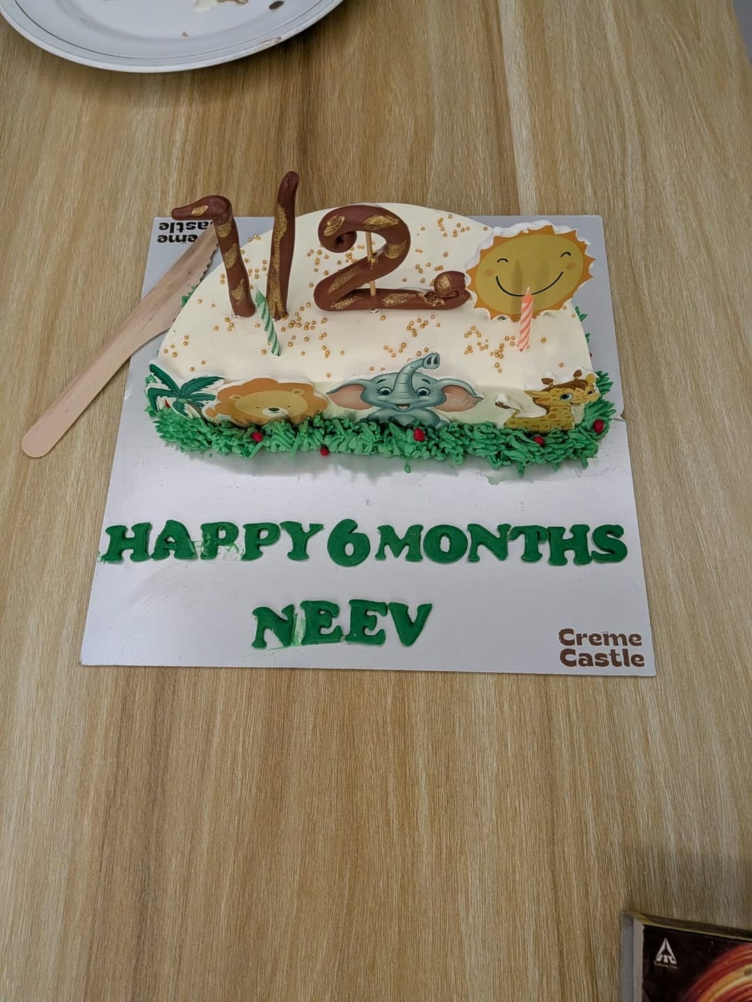 Customer photo review of Jungle Semi Cake