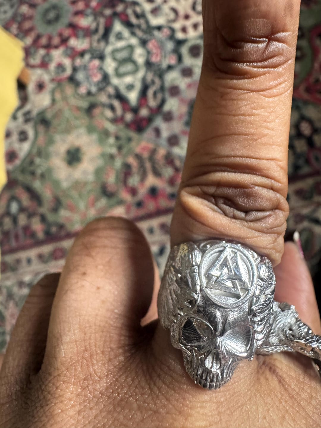 Customer photo review of Poseidon Sea God Ring