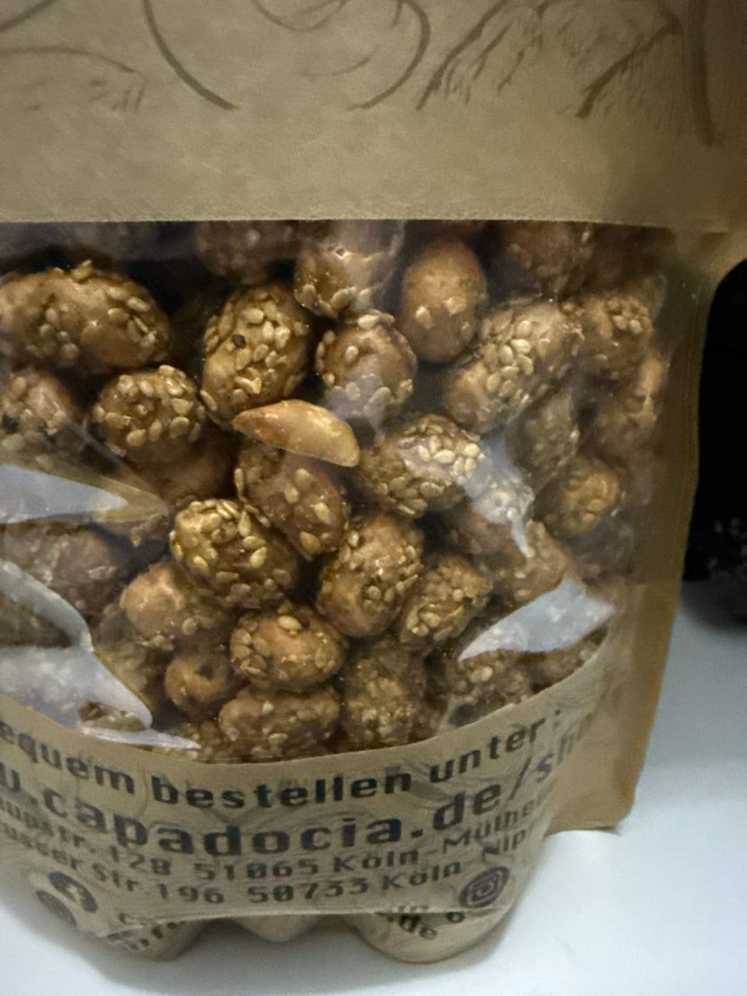 Customer photo review of Erdnüsse im Sesammantel süss