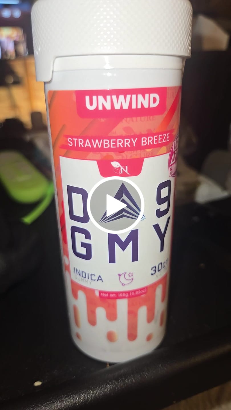 Customer video review of DELTA 9 GUMMIES - 30CT Strawberry Breeze 810mg (15mg ea.) – INDICA