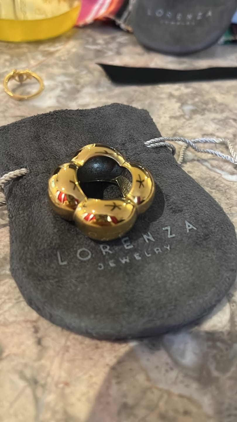 Customer photo review of Anillo Nube Chunky