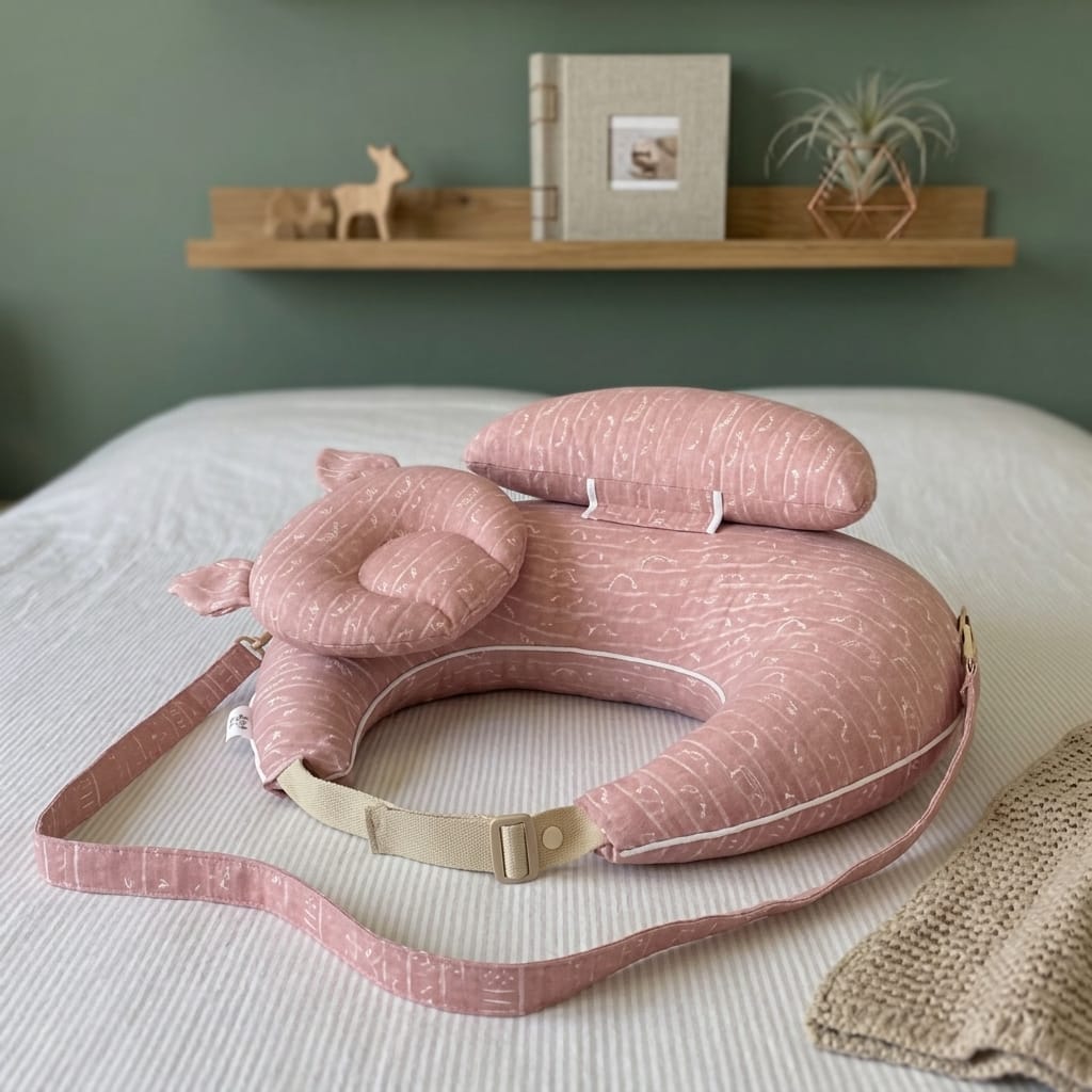 Customer photo review of CozyWrap™ – Cojín de lactancia y descanso para bebé