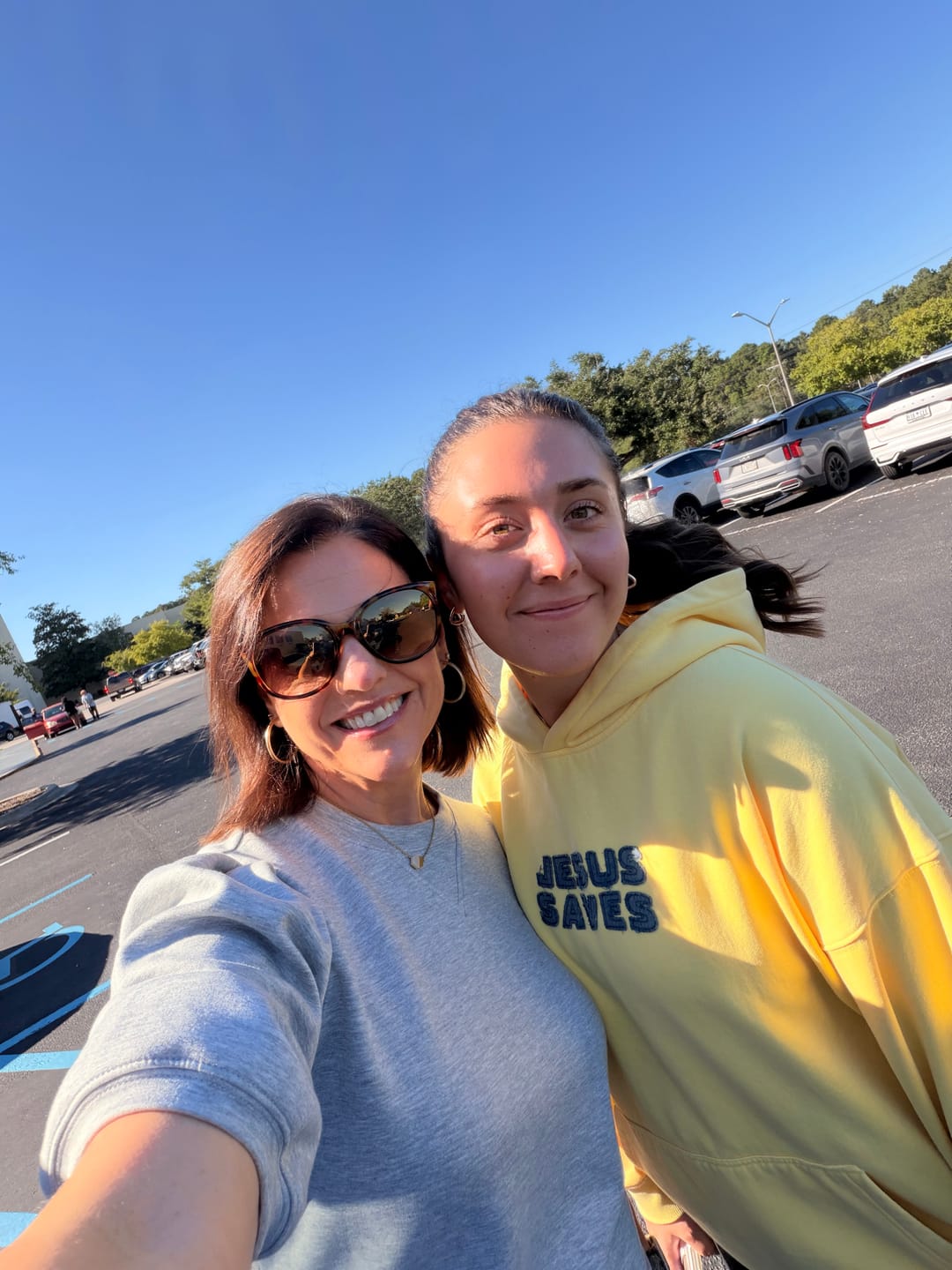 Customer photo review of Jesus Saves Patchwork Christian Hoodie