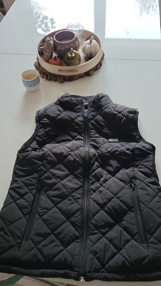 Customer photo review of Beheizte Damen-Steppweste mit 21 Heizzonen