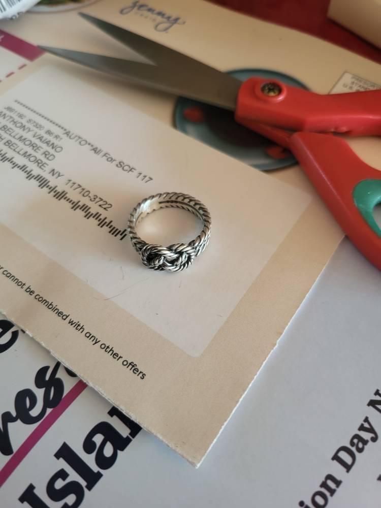 Customer photo review of Gordian Knot Ring
