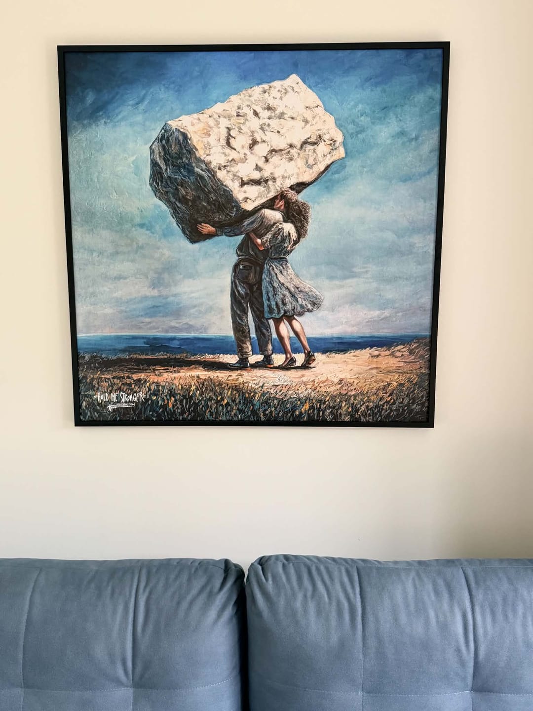 Customer photo review of Paveikslas “Hold Me Stronger"