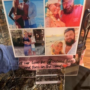 Customer photo review of Photo Collage Plaque