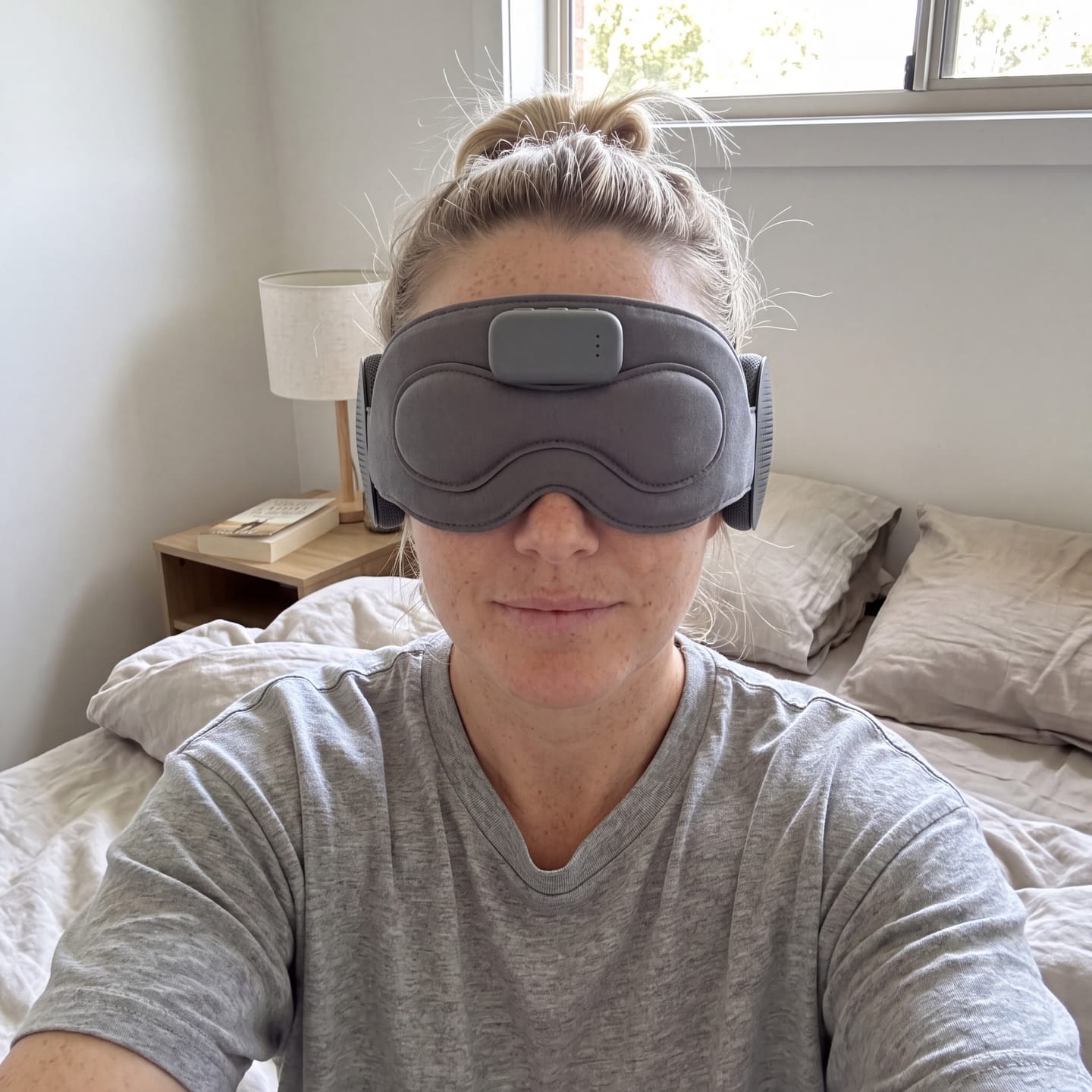 Customer photo review of Smart Sleep Mask