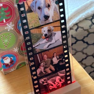 Customer photo review of Film Strip Photo Plaque