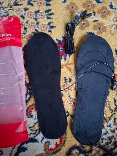 Customer photo review of Heated Insoles with Remote Control