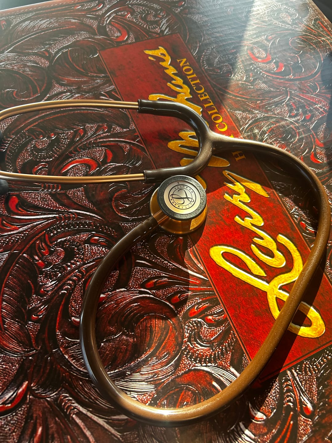 Customer photo review of Littmann Classic III Monitoring Stethoscope: Chocolate & Copper 5809