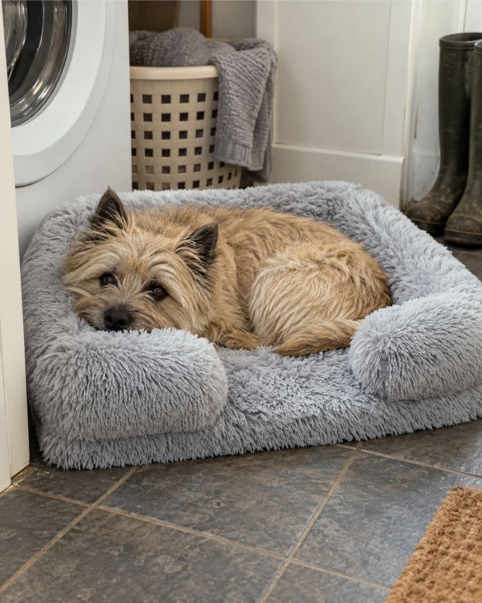 Customer photo review of ComfortCradle Orthopedic Dog Bed