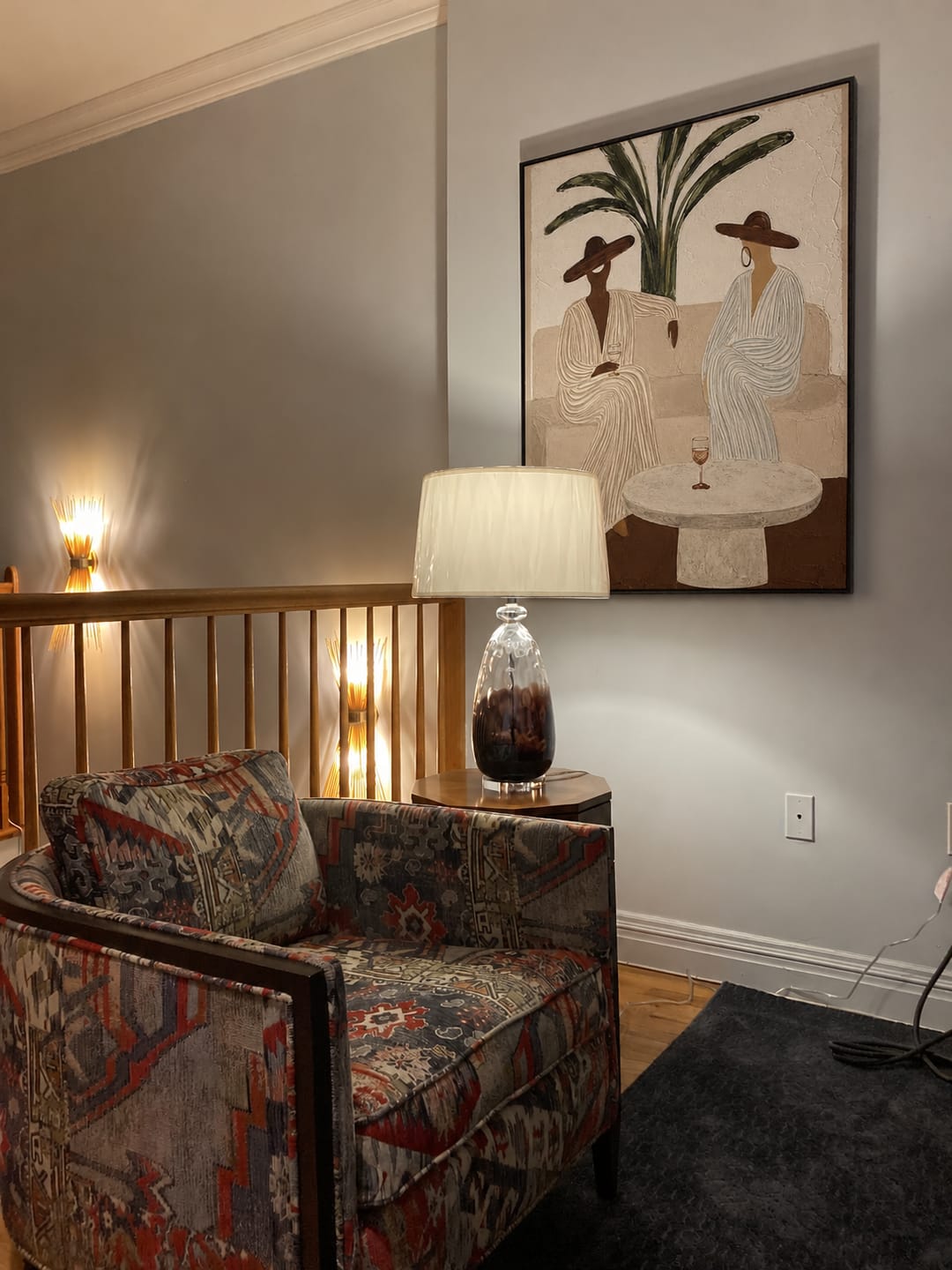 Customer photo review of Palm Hat Figure Wall Art
