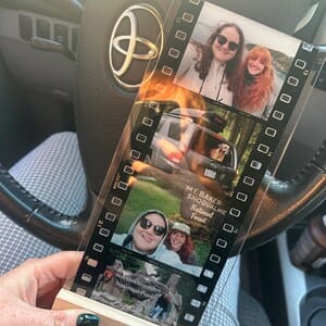 Customer photo review of Film Strip Photo Plaque