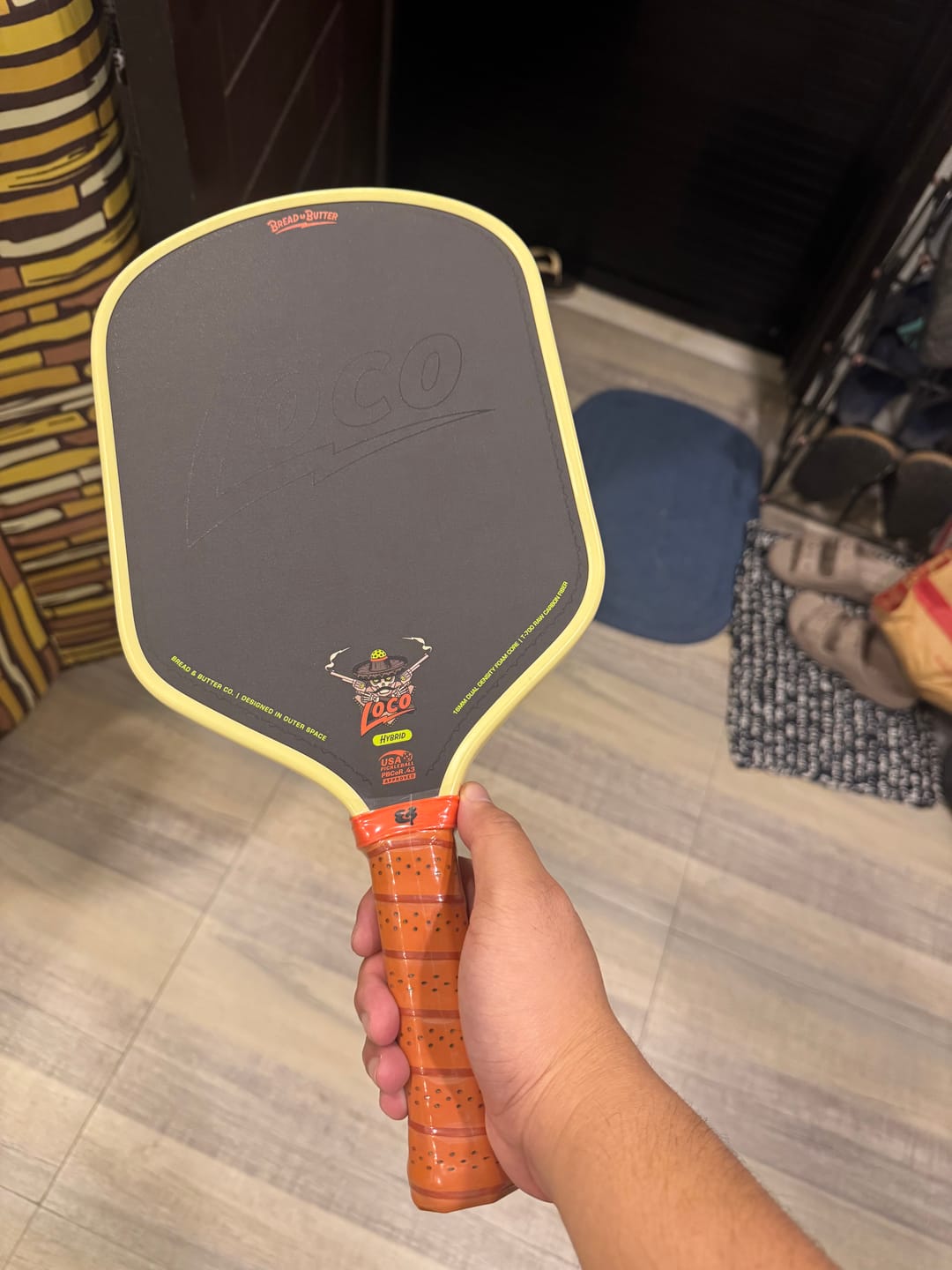 Customer photo review of The Loco 16mm Pickleball Paddle Hybrid
