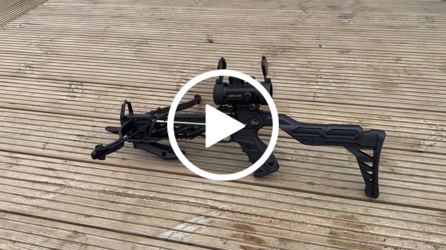Customer video review of Op-360 Extendable Self Cocking 80lb Crossbow