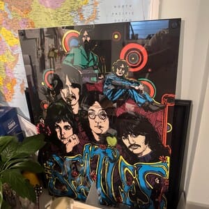 Customer photo review of Floating Acrylic Picture Frame