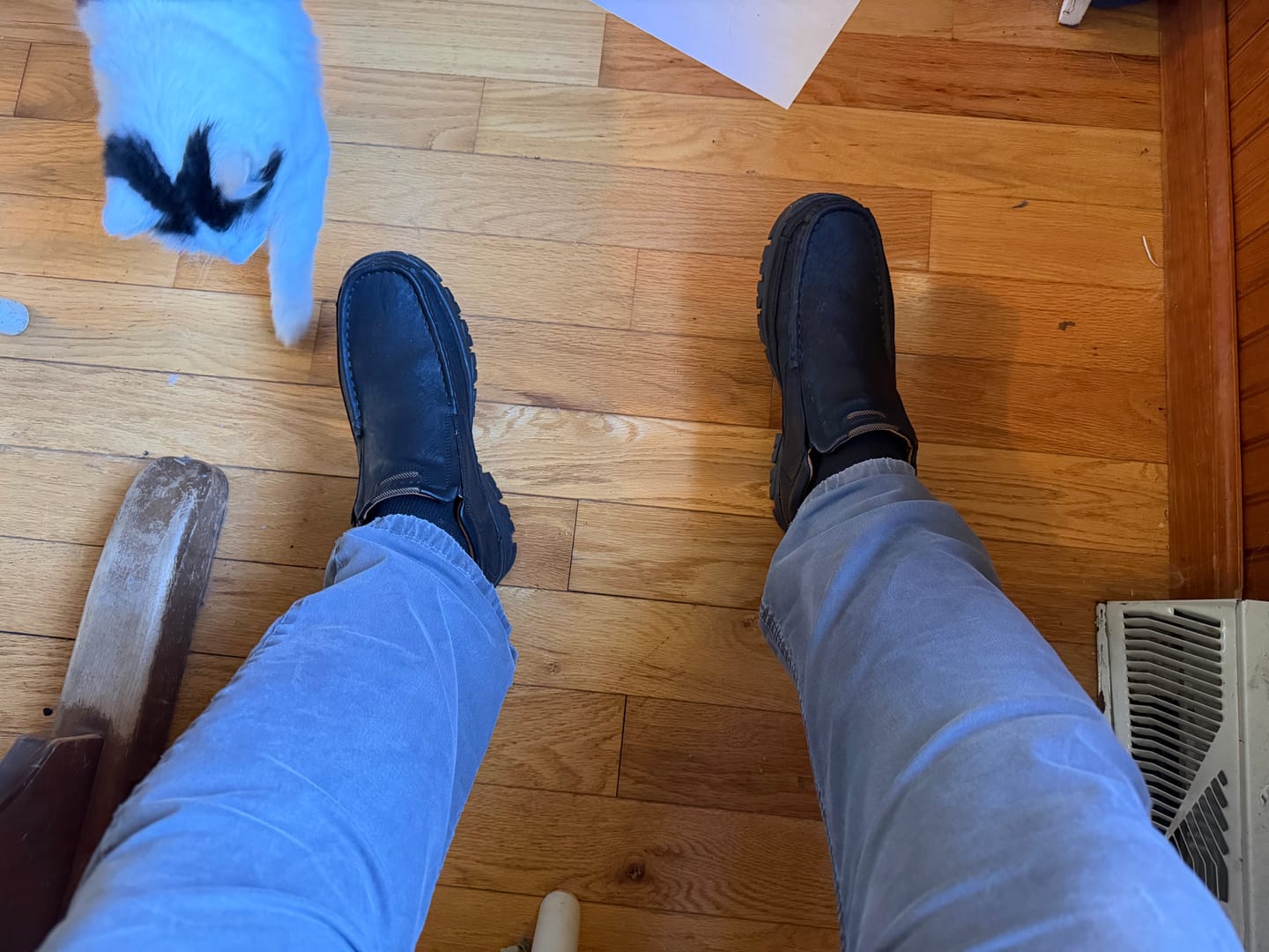 Customer photo review of EaseStep™ Waterproof Non-Slip Ankle Boots – Soft Comfort & Orthopedic Support