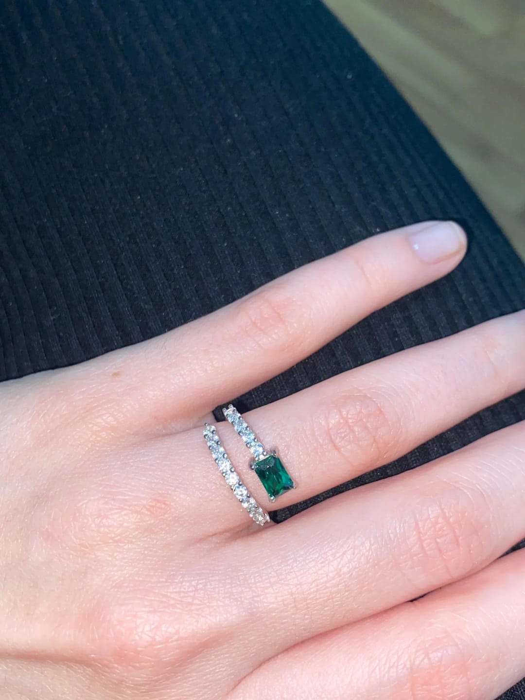 Customer photo review of Green Gleam Adjustable Band