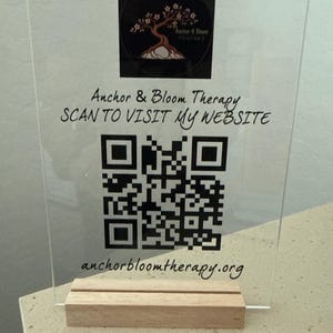 Customer photo review of Business QR Code Sign