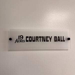 Customer photo review of Office Door Name Plate
