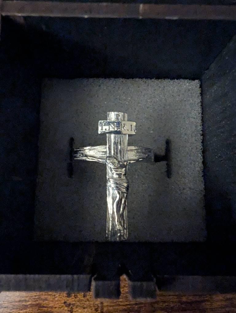 Customer photo review of Crucifix Cross Ring