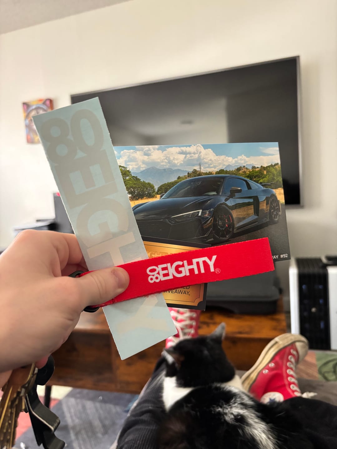 Customer photo review of 80Eighty® Remove Before Launch WristStrap