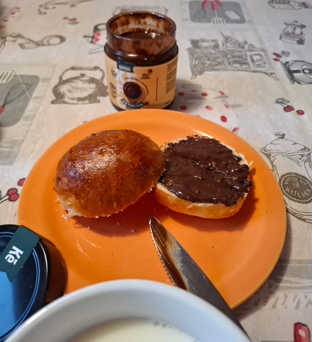Customer photo review of KETOCIOK DARK 250G CREMA SPALMABILE NOCCIOLE IGP SENZA DOLCIFICANTI