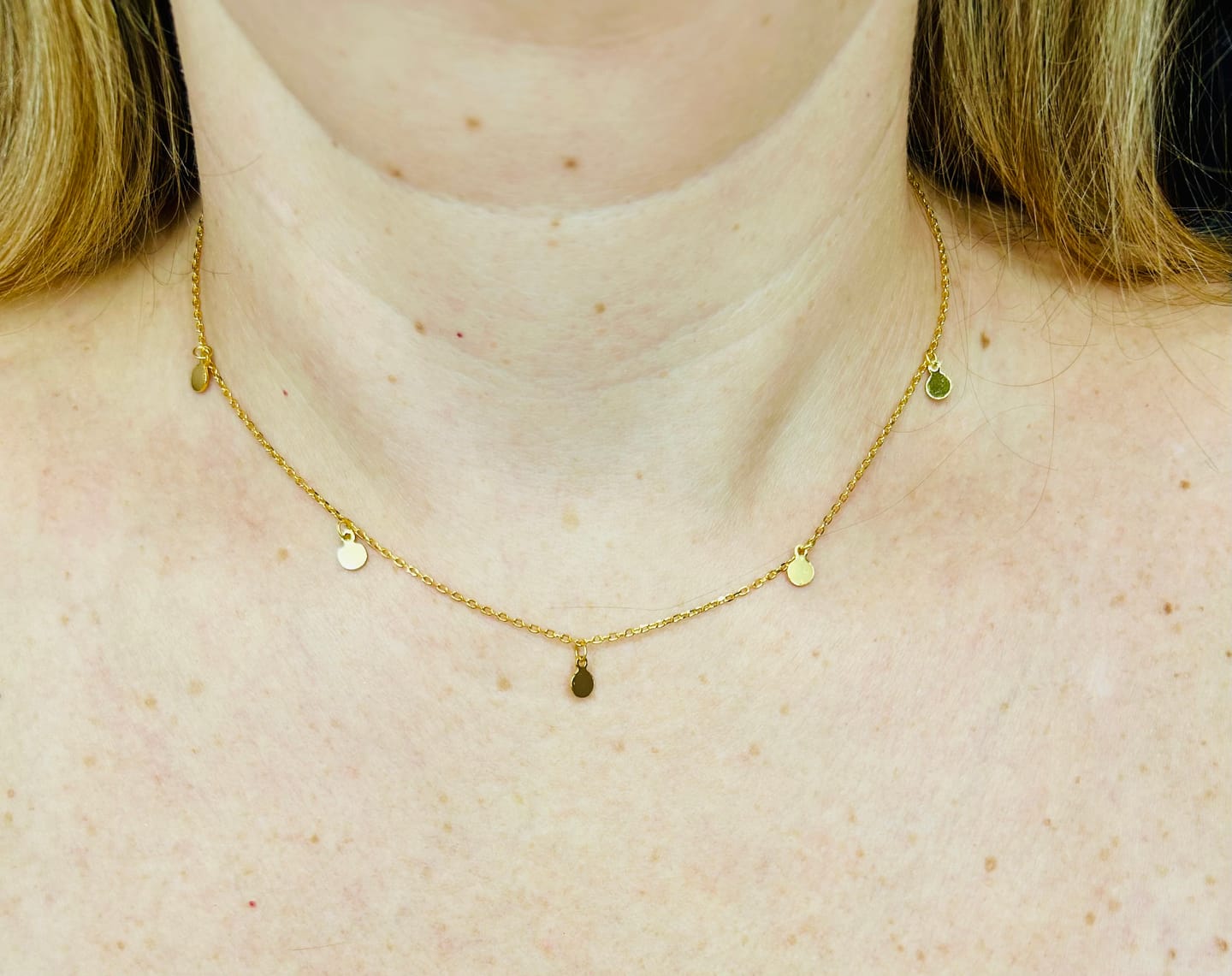 Customer photo review of Collar Little Circles