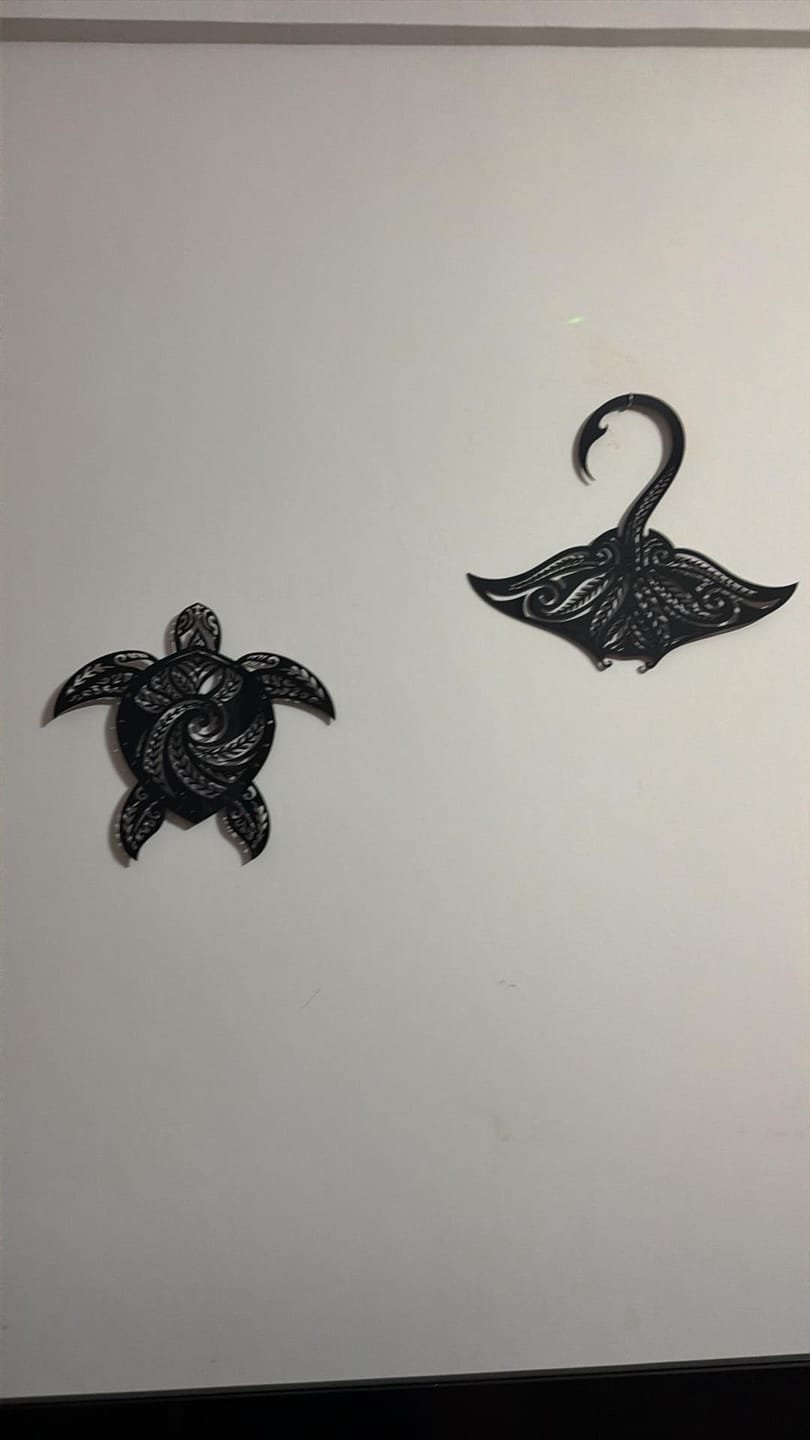 Customer photo review of Koru Ocean Turtle Wall Art