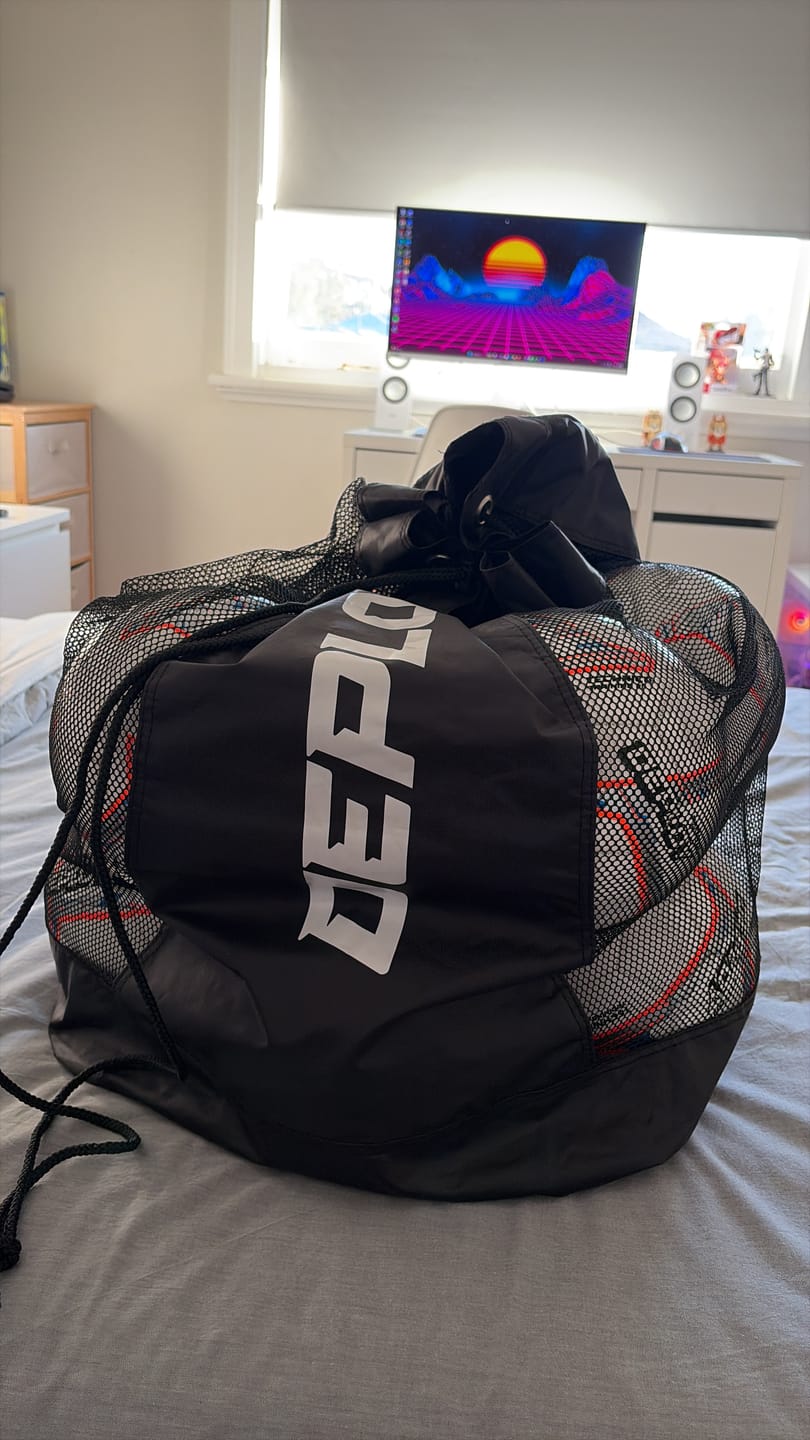 Customer photo review of Deploy Pro Ball Carry Bag