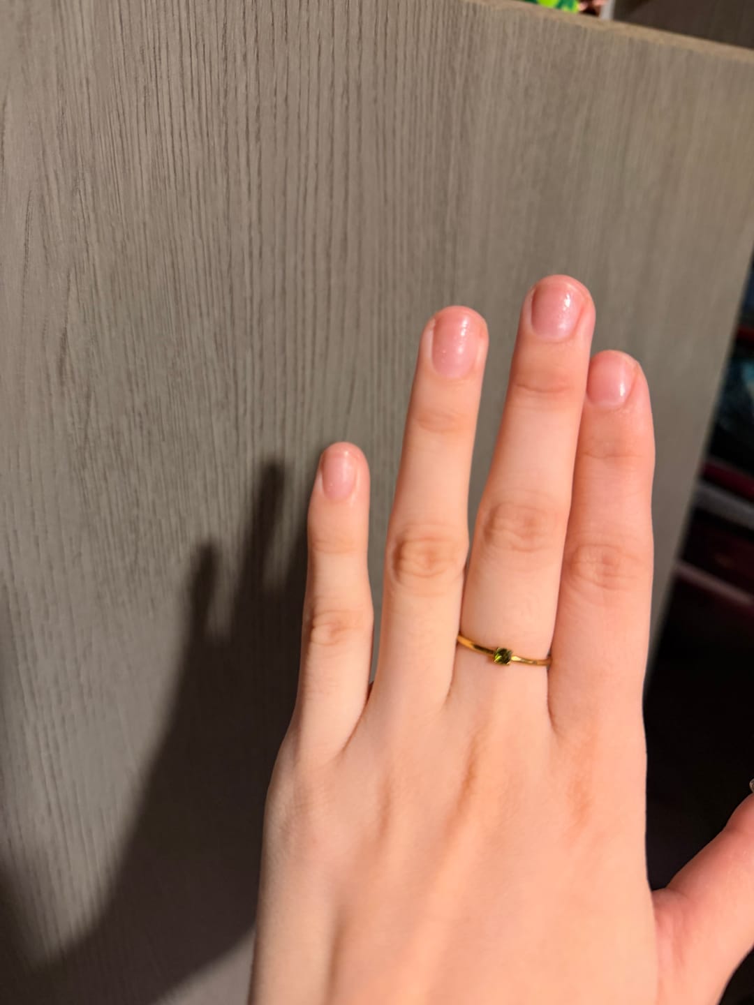 Customer photo review of Anillo Zirconia Birthstone