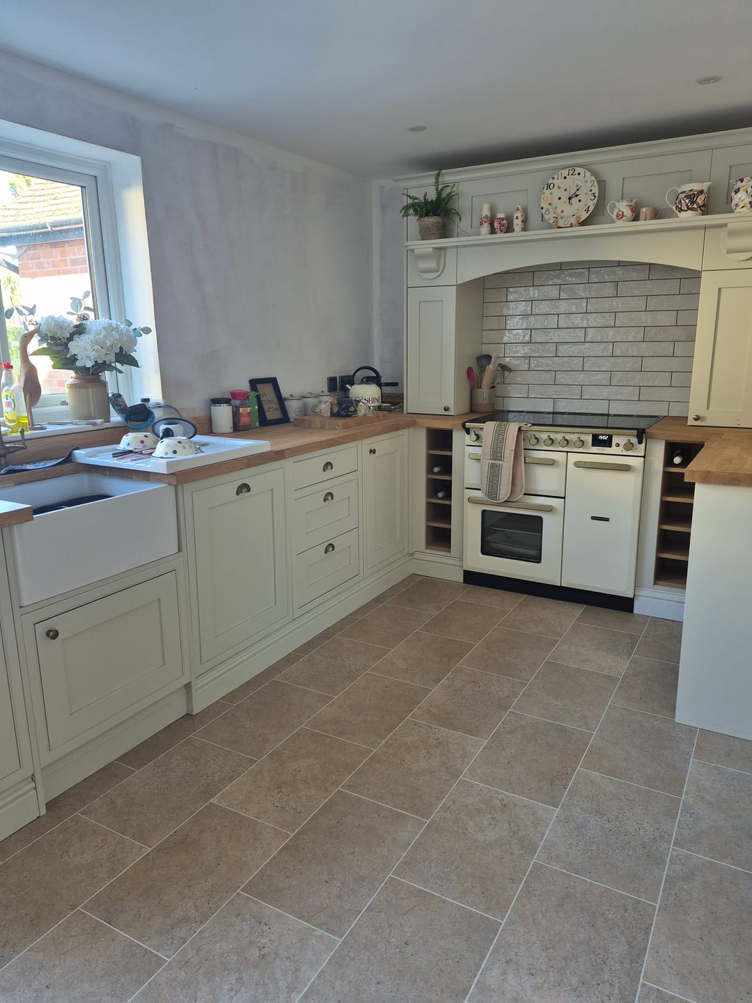 Customer photo review of Classic Aged Brass Cupboard Handles
