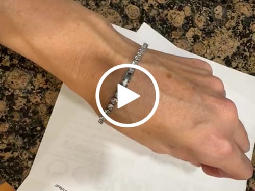 Customer video review of Martina® Classic Tennis Bracelet