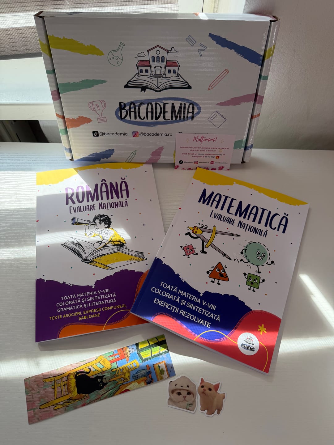 Customer photo review of Pachet Evaluare Națională (Română + Matematică) Bacademia