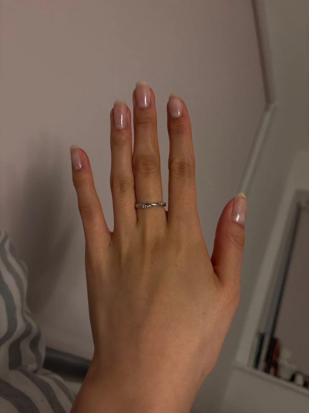 Customer photo review of Graceful Twist Sterling Ring