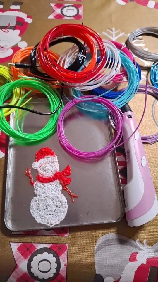 Customer photo review of 3D Pen™ for Kids – Turn Their Imagination Into Real 3D Creations!