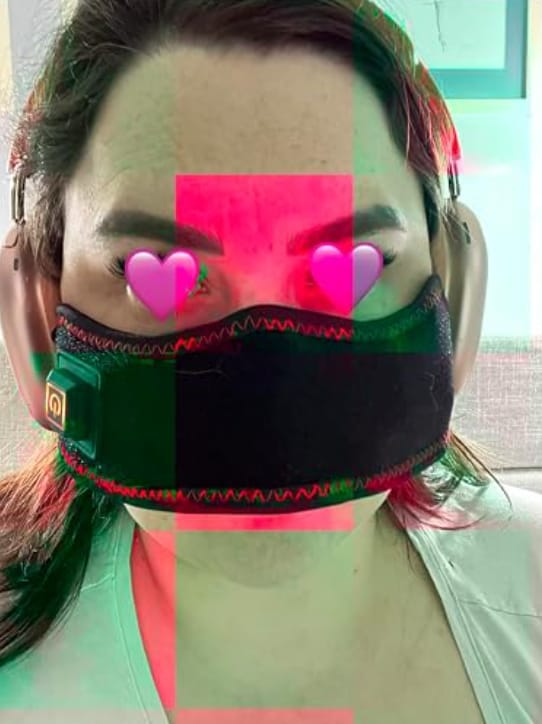 Customer photo review of Soothing Heat & Red Light for Sinus Pressure