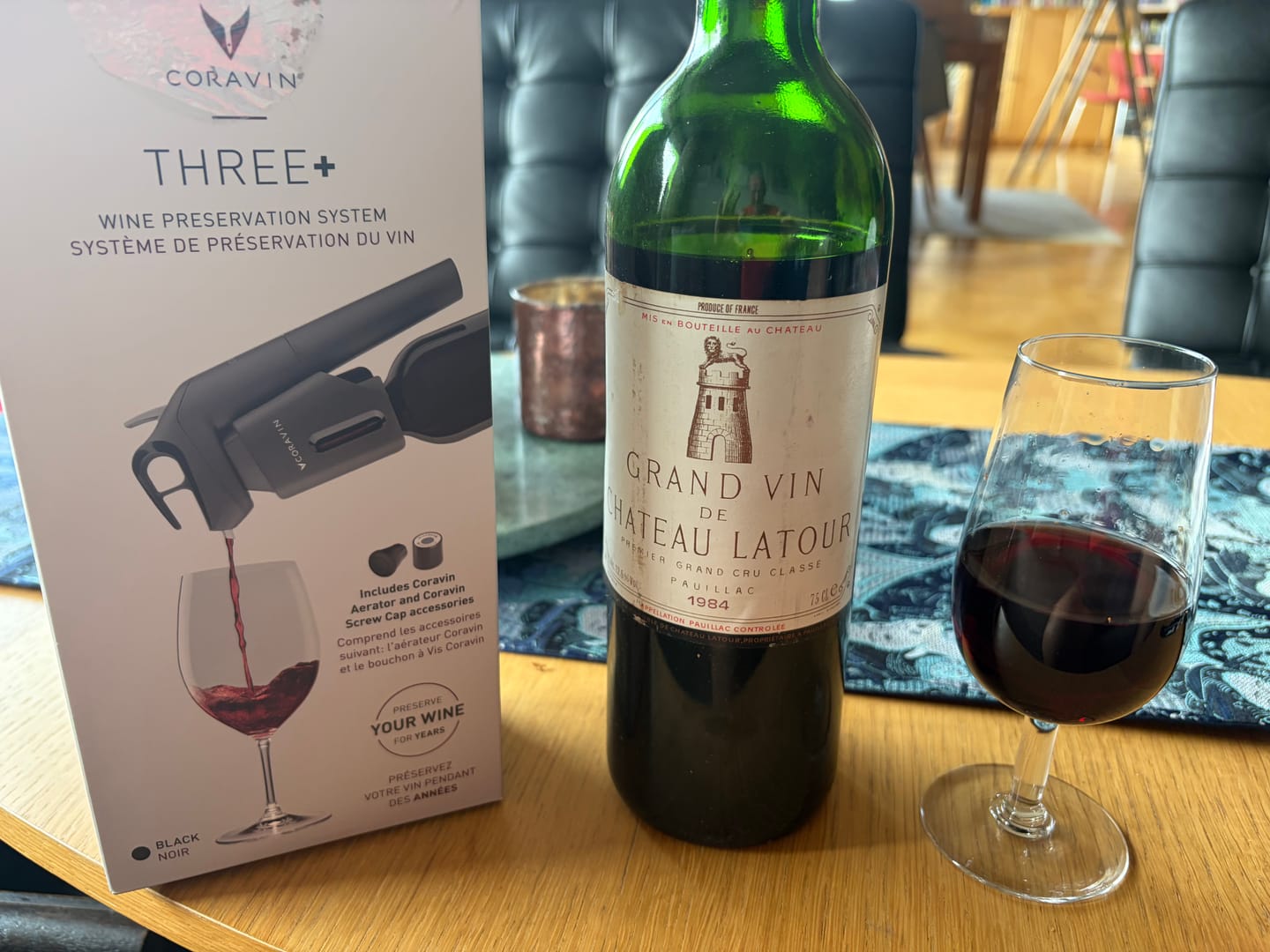 Customer photo review of Coravin Timeless Three+ Vinkonserveringssystem Svart