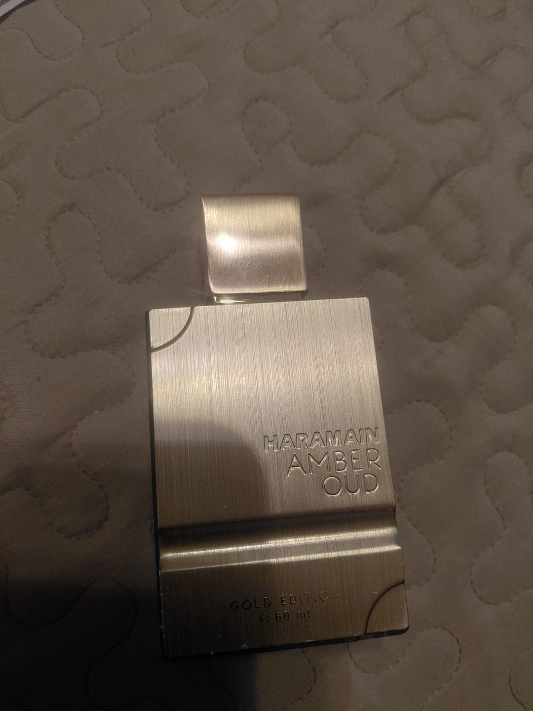 Customer photo review of Al Haramain Amber Oud Gold Eau De Parfum Unisex Spray 2 oz