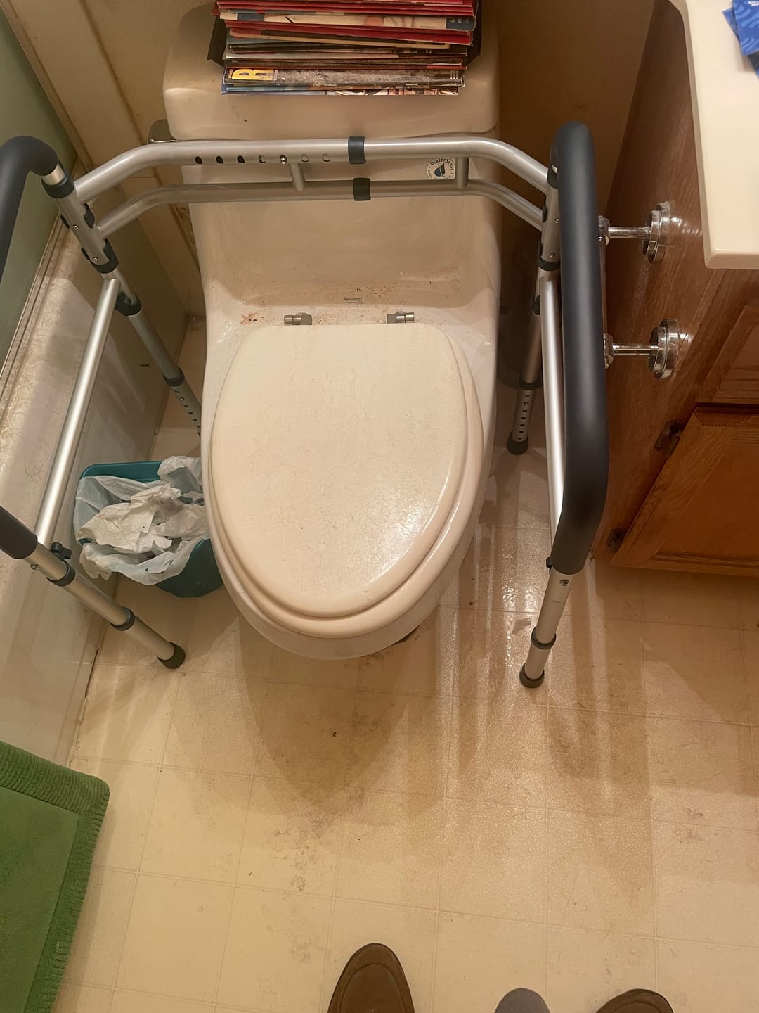 Customer photo review of Toilet Safety Rail (350lb)