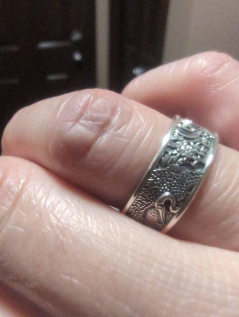 Customer photo review of Japanese Crane Ring