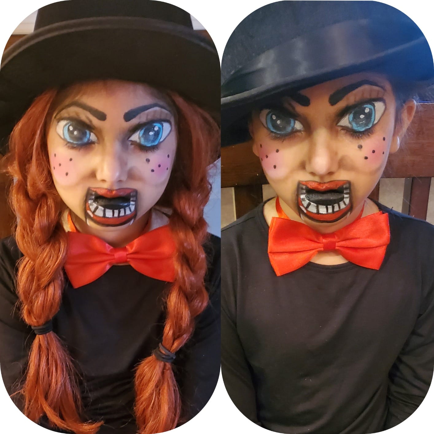 Customer photo review of Blue Squid Face Paint Palette – 12 Colours