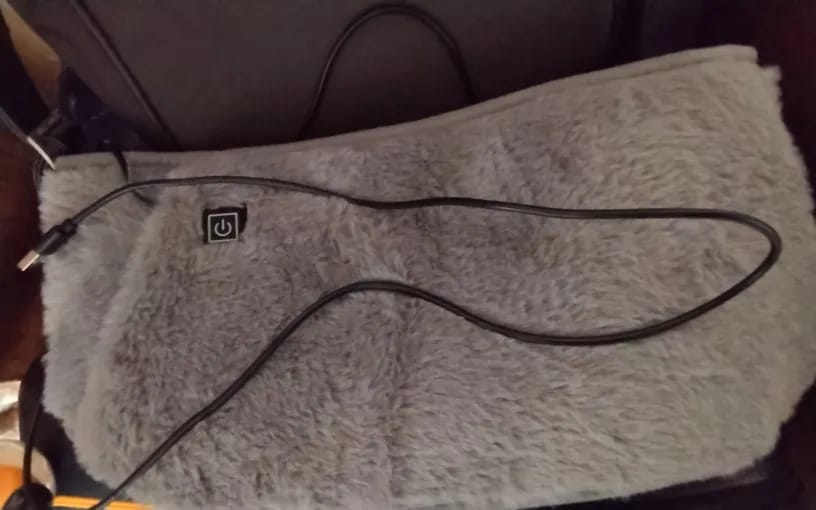 Customer photo review of Heated Waist Belt for Belly and Back