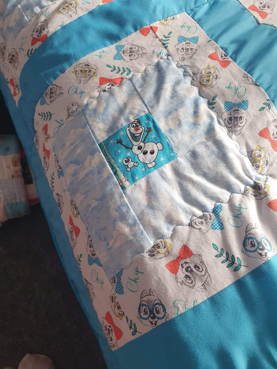 Customer photo review of Premium Plain Polycotton Fabric, 60° Washable, 45"- 20 Colours Available