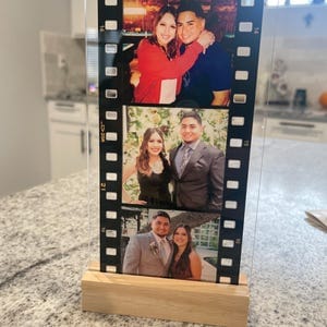 Customer photo review of Film Strip Photo Plaque