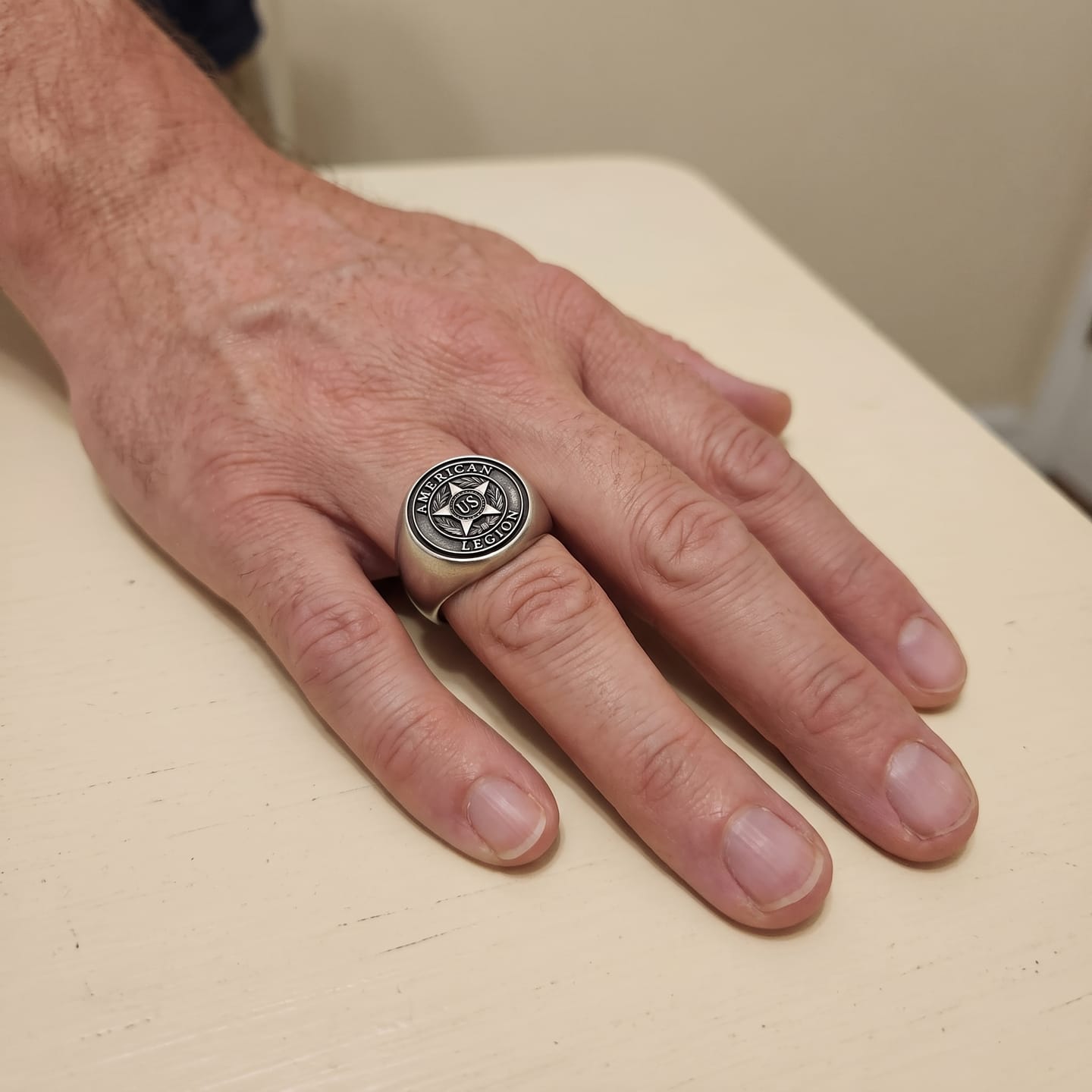 Customer photo review of American Legion Signet Ring
