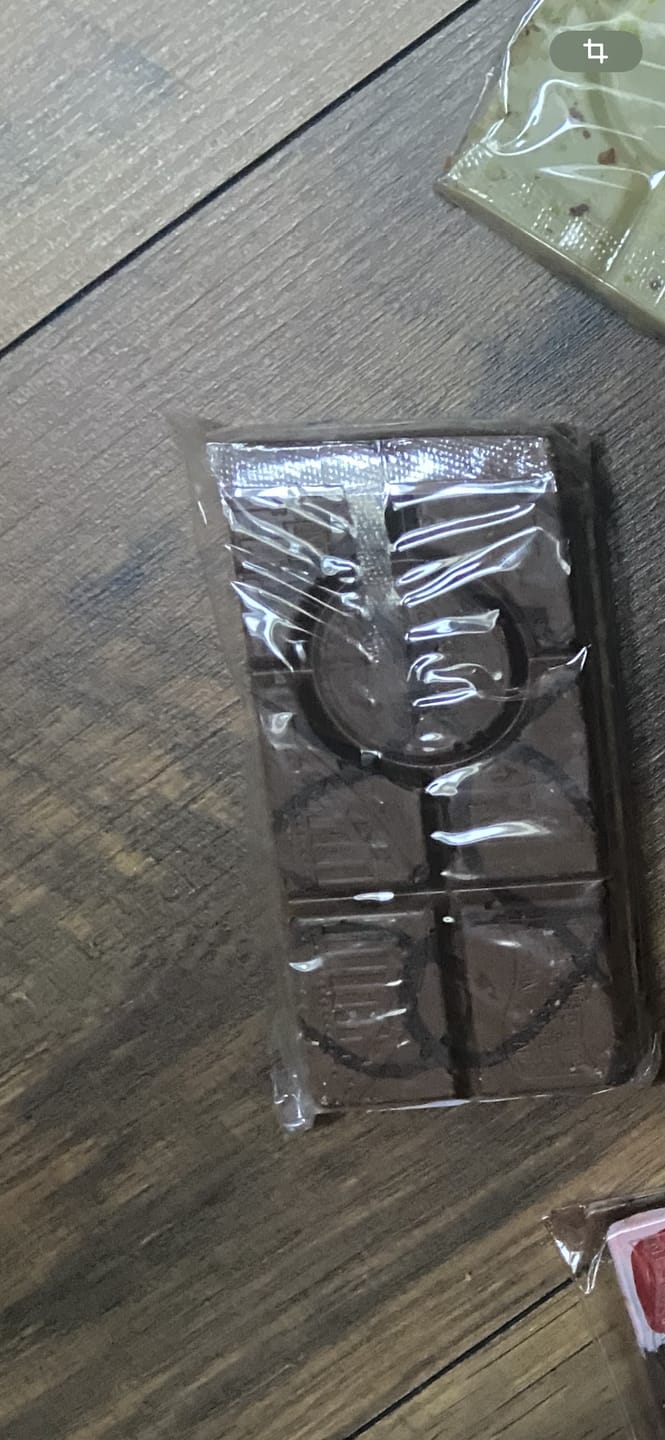 Customer photo review of Wonky - The Hazelnut Crunch Bizarre Bar - 145g