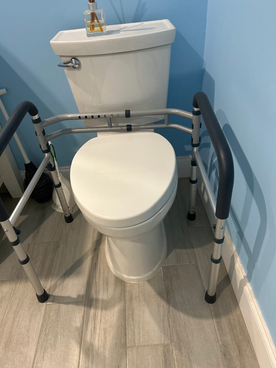 Customer photo review of Toilet Safety Rail (350lb)